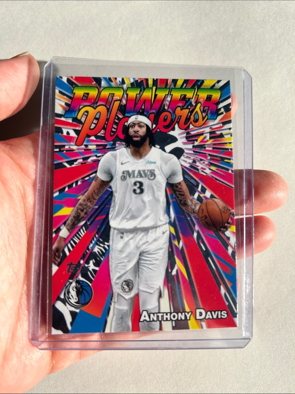 Anthony Davis Power Players Basketball Card - Multi color